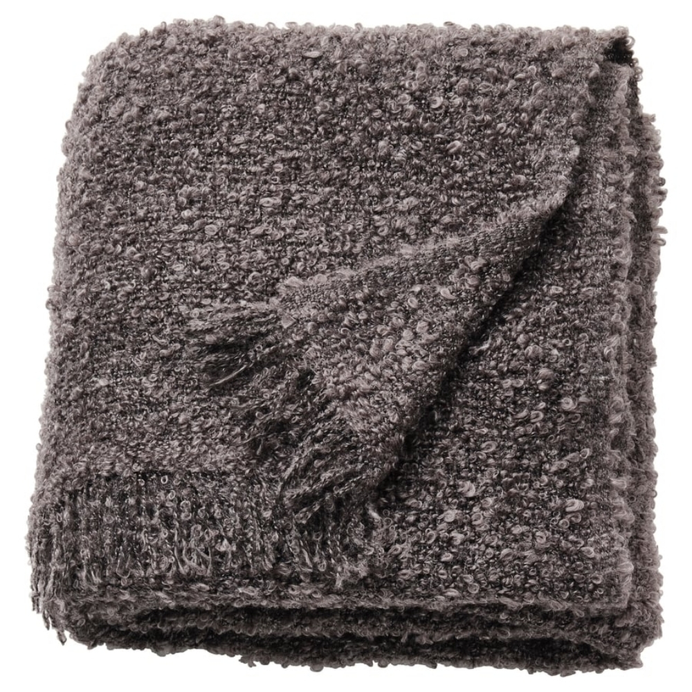 IKEA SANDBRODD Throw, Anthracite, 51" x 67"